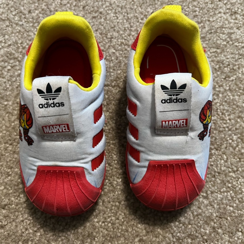 Adidas Marvel x Superstar 360 'Iron Man' FX4883 Toddler 5.5K